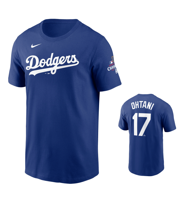 NIKE 大谷翔平 2024 ワールドシリーズ優勝記念 Tシャツ Mサイズ 受注商品】NIKE ドジャース 大谷翔平 2024ワールドシリーズ 優勝
