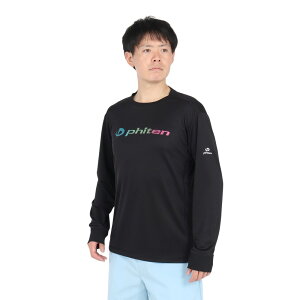 ファイテン RAKUシャツ 3D 長袖 バレーボール Tシャツ 3124JG6292BL/GR