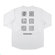 EGOZARU ポップアイコン　バックプリント　ロングスリーブTシャツ バスケットボール Tシャツ EZFW26ULS00…
