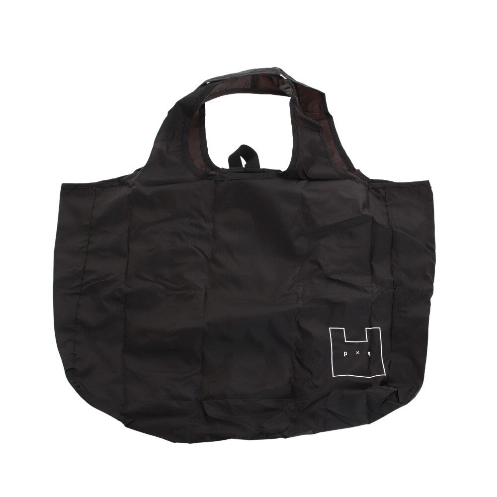 楽天市場】（ｐ×ｑ）エコバッグ２ ブラック ライフスタイル小物 トートバッグ ｐｘｑ−ｅｃｏ０７ : ネクサススポーツ楽天市場店