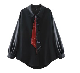 楽天市場 ネクタイ 黒 シャツ ブラウス トップス レディースファッションの通販