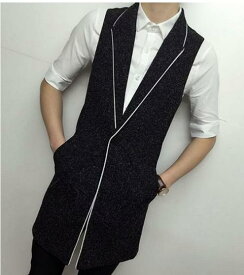 楽天市場 ロングシャツ ベスト ジレ トップス メンズファッションの通販