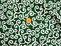 楽天市場】唐草模様 布 青の通販