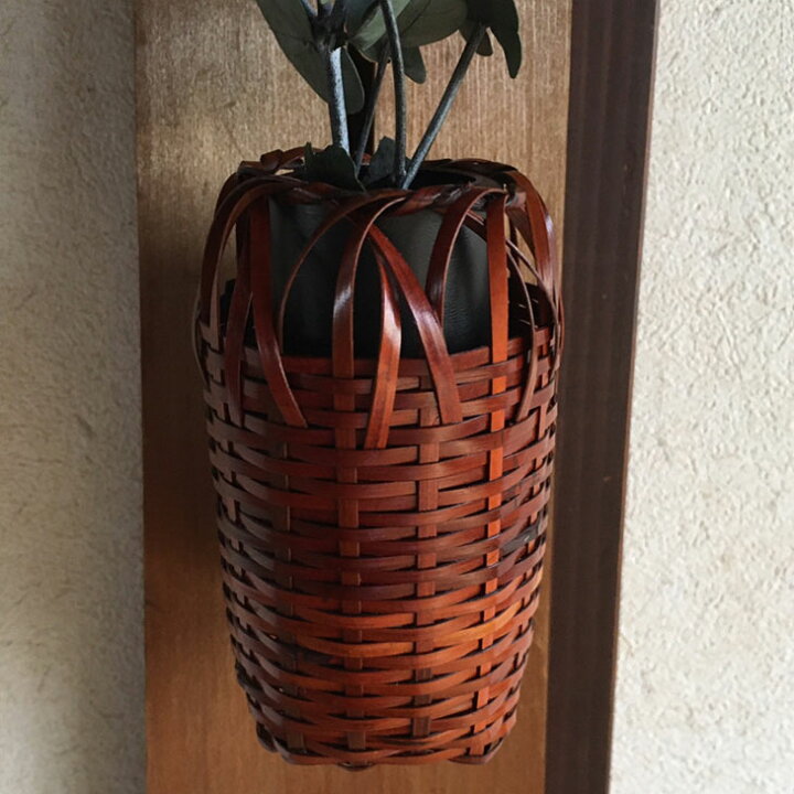 楽天市場】花器 わび助 6cm×11cm 竹かご 国産 日本製 竹製 赤く色づい 
