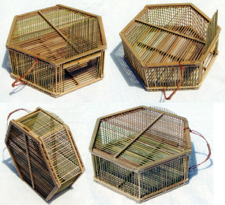 楽天市場】虫かご 六角形 竹製 手作り 職人手作り 竹虫かご : 竹専門店 