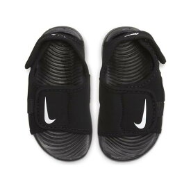 ★右足アッパーに小さなボンド汚れ付着！NIKE/ナイキ サンレイアジャスト5V2TDNIKE SUNRAY ADJUST5V2TD DB9566-001(SALE品の為、返品・交換不可となります/画像にて商品状態ご確認下さい）