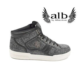 ストリートに溶け込む都会派スニーカーの注目株♪alb/アルビ カジュアル スニーカー ALB-5722 ブラック