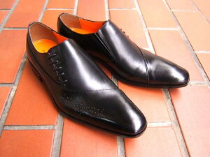 スクエアトゥのロングノーズが美しいビジネスシューズ♪アントニオ ドュカッティ/ANTONIO DUCATI紳士靴 DC1179 ブラック 変形ストレートチップ スクエアトゥ 送料無料