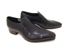 しっとりとした質感で大人の紳士靴スタイル！KATHARINE HAMNETT LONDON キャサリン ハムネット ロンドン 紳士靴 KH-31682 ブラック スワールモカ スリップオン ビジネス パーティー 送料無料