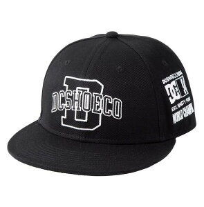 DC���S�Ŗ�����I�l�C��DC�����Y�L���b�v��DC SHOE �L���b�v 22COLLEGE SNAPBACKDCP221209-BLK