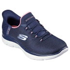 履きやすさと快適さを高次元で融合した話題作♪スケッチャーズ/SKECHERS SUMMITS-DIAMOND DREAMスリップインズサミッツハンズフリー SLIP INS 150123-NVPK