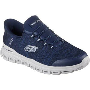 �N�b�V�������ɕx�񂾒���f�U�C���̃\�[����������X�P�b�`���[�Y/SKECHERS GLIDE-STEP-ZEFYR�O���C�h�X�e�b�v �[�t�B�[���n���Y�t���[ �X���b�v�C���Y 233011-NVY