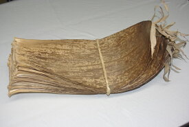 国産天然竹皮　60〜64.5長さ×19,20センチ幅5枚入紐付