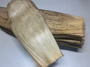 天然竹皮 中国産 1号(55.5~60)16〜18センチ幅 70枚 和菓子 精肉 お料理