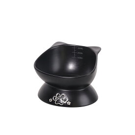 良木工房YOSHIKI 傾斜 猫 フードボウル 高さがある ペット食器 餌皿 エサ皿 食器 陶器 犬 (小型犬)にも フードボール 高さがある 食べやすい 餌入れ エサ入れ エサいれ 皿 お皿 ペット おしゃれ YK-TNB