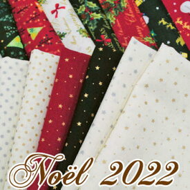 Noel〜ノエル〜2022 生地 クリスマス サンタ シーチング【7】