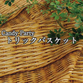 Candy Party トリックバスケット 生地 布 かご キャンバス 日本製【4】