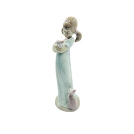 LLADRO リヤドロ 5743 私のことも忘れないで 女の子 猫