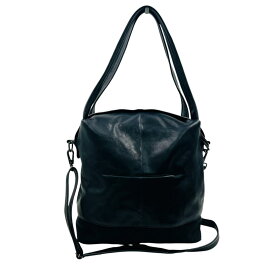 Yohji Yamamoto　ヨウジヤマモト discordレザー 牛革 トート ショルダーバッグ 2way