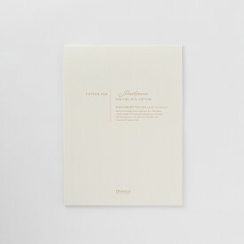 竹尾 Dressco レターパッド ストラスモアライティングレイド 185×250mm 10枚 無地 罫線台紙付き | TAKEO PAPER PRODUCTS ドレスコ |