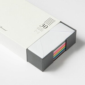 竹尾 マーメイド30色封筒セット 絹 限定品 ダイヤ貼り163×112mm 30枚(30色×1枚) | TAKEO PAPER PRODUCTS ペーパーパレット |