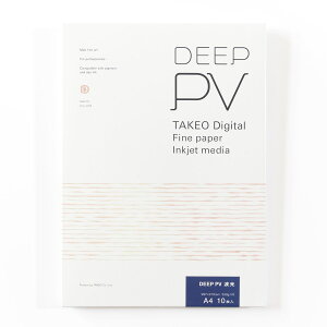 �|�� DEEP PV A4 �g�� �C���N�W�F�b�g�p�� 297×210mm 10���� 233.0g/ | TAKEO PAPER PRODUCTS �f�B�[�v�s�[���C | �}�b�g�� �Жʈ��