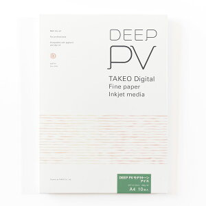 �|�� DEEP PV A4 ���f���g�[�� �A�C�X �C���N�W�F�b�g�p�� 297×210mm 10���� 186.0g/ | TAKEO PAPER PRODUCTS �f�B�[�v�s�[���C | �}�b�g�� �Жʈ��