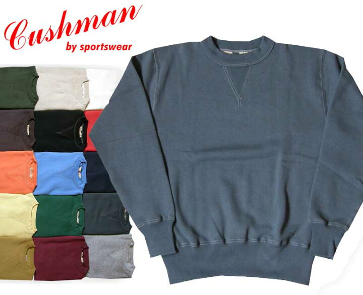 楽天市場】CUSHMAN SWEATSHIRTクッシュマンスウェット Lot 26901 