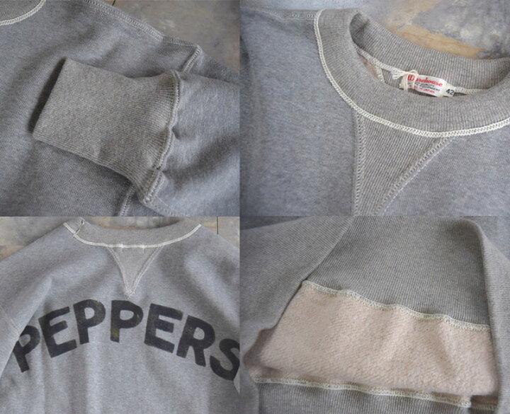 楽天市場】WAREHOUSE ウエアハウス スウェット 403 PEPPERSセットイン 