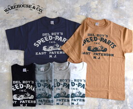 WAREHOUSE ウエアハウス Tシャツ Lot.4601 SPEED-PARTS【レーシングカー】2025