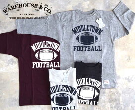 楽天市場】WAREHOUSEウエアハウス 4063 7分袖フットボールTEE F.B.T 
