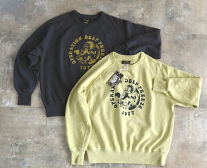 COLIMBO/�R�����{ Lagergeld Sweat Raglan Sweat-O.D.F1977