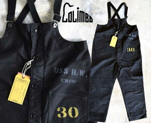 COLIMBO Old Midshipmens Bib Overralls / Custom �yUSS H.W.CREW�zZA-0231
