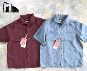 COLIMBO �R�����{ Bisbee Drifter Shirt S/S -Heavy Weight Linen- �r�X�r�[ �h���t�^�[ �V���c ZB-0305