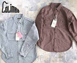 COLIMBO �R�����{ Butte Work Shirt =Heather Chambray= �r���[�g ���[�N�V���c ZB-0308