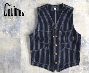 COLIMBO �R�����{ Switchyard Vest�@=Wabash Stripe= �X�C�b�`���[�h �x�X�gZB-0120