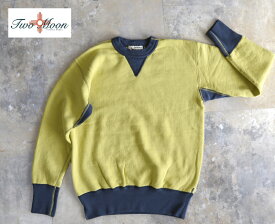 Two Moon トゥームーン 両V丸胴スウェットLimited Edition / YELLOW×NAVY 92022-10