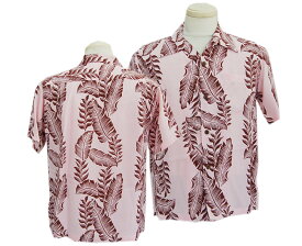 SunSurf サンサーフ 半袖　2020 S/S RAYON HAWAIIAN SHIRT “BANANA LEAF AND HELICONIA”(162：PINK)