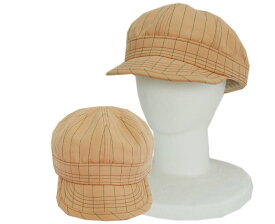 Dapper's ダッパーズ 帽子 LOT1543 Work Cap COKE STRIPE HERRINGBONE CHAMOIS