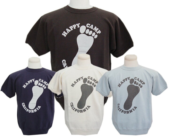 楽天市場】WAREHOUSE ウエアハウス 2ND HAND 4084 半袖SW”HAPPY CAMP 