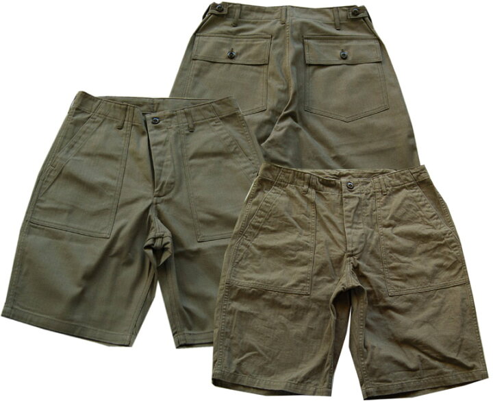 楽天市場】WAREHOUSE ウエアハウスショートパンツ1218 MILITARY 