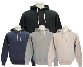 WAREHOUSE ウエアハウス 450スウェット 2本針フードパーカー　無地