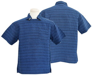 COLIMBO�R�����{ �����V���c ZZ-0304 Barkeley Shirt �o�[�N���[ �V���c(Indigo Border)