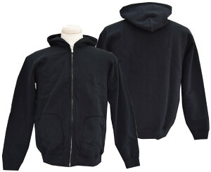 DELUXEWARE �f���b�N�X�E�G�A �X�E�F�b�g SPZ-00 [FULLZIP PARKA PLAIN] CORE.BLACK