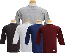 WAREHOUSEウエアハウス 7分袖　4063フットボールTEE　無地