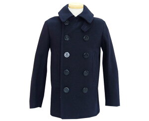 Buzz Ricksons(oYN\Y)tCgWPbg BR11554 PEA COAT gNAVY DEPERTMENTh