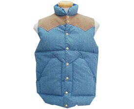 WAREHOUSE ウエアハウス アウター ROCKY MOUNTAIN × WAREHOUSE NYLON DOWN VEST