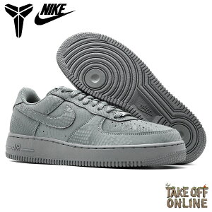 NIKE KOBE BRYANT × NIKE AIR FORCE 1 LOW COOL GREY/WOLF GREY IB0018-004 �i�C�L �R�[�r�[�E�u���C�A���g x �G�A�t�H�[�X1 ���[ �N�[�� �O���[/�E���t �O���[ �����Y
