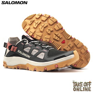 SALOMON TECHAMPHIBIAN 5 W PEAT/RAINY DAY/HYMA PINK L47750800 �T������ �e�b�N�A���t�B�r�A�� 5 �E�B�����Y ���f�B�[�X �E�H�[�^�[ �V���[�Y