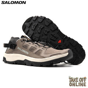 SALOMON TECHAMPHIBIAN 5 WALNUT/WROUGHT IRON/BLACK L49104200 �T������ �e�b�N�A���t�B�r�A�� 5 �E�H���i�b�g/���[�g �A�C����/�u���b�N �����Y �E�H�[�^�[ �V���[�Y